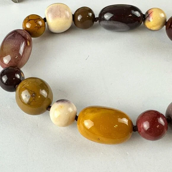 Whitney Kelly Long 36" Beaded Stone Necklace - Picture 2 of 5